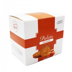 Palets Caramel à la fleur de sel de Guérande - Boîte carton 400g