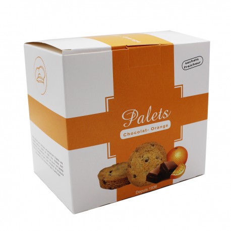 Palets Chocolat Orange - Boîte carton 400g