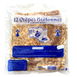 Sachet 12 crêpes bretonnes