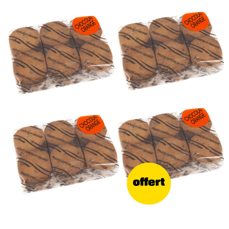 3 sachets palets chocolat orange 460G achetés, le 4ème OFFER