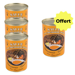 Promo 3 sauces armoricaines achetées 400g + 1 offert