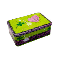 Palets Nature - Boîte métal décor Bonheur