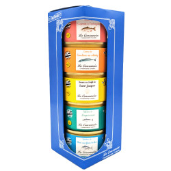 Lot de 5 rillettes de poissons 130 g