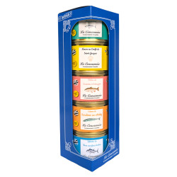 Lot de 5 rillettes de poissons 65 g