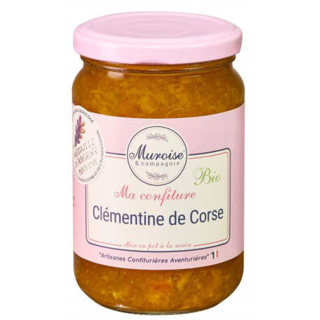 Confiture de clémentine Corse bio 350g - Muroise & Compagnie