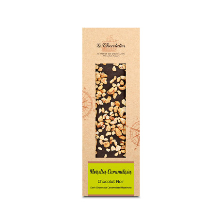 Tablette Chocolat Noir Noisettes Caramélisées 90g
