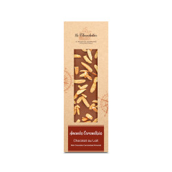 Tablette Chocolat au Lait Amandes Caramélisées 90g