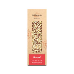 Tablette Chocolat au Lait Eclats de Caramel 90g