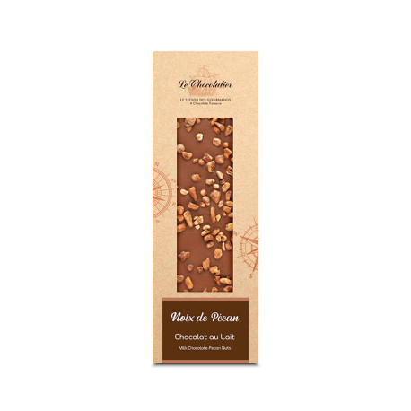 Tablette Chocolat Lait Noix De Pécan 90g