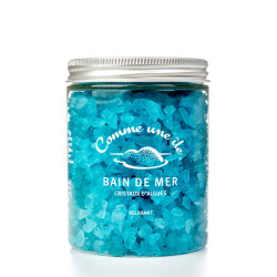 Bain de mer aux cristaux d’algues bleu 370g