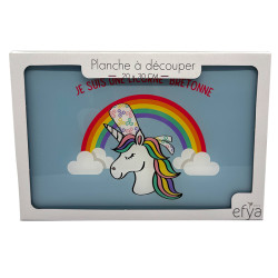 Planche à découper licorne 20 x 30 cm