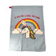 Torchon bleu licorne 45 x 60 cm