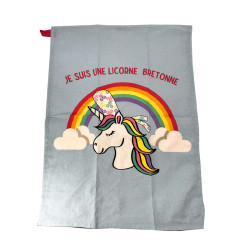 Torchon licorne 45 x 60 cm