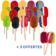 20 Sucettes artisanales assortiment mixte + 3 offertes