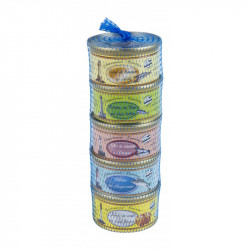 Lot de 5 rillettes de poissons 130 g