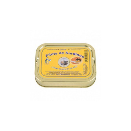 Filets de sardines à la crème de moutarde et au miel