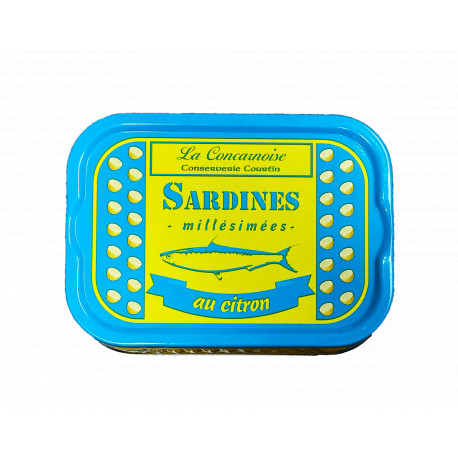 Sardines au citron 115g