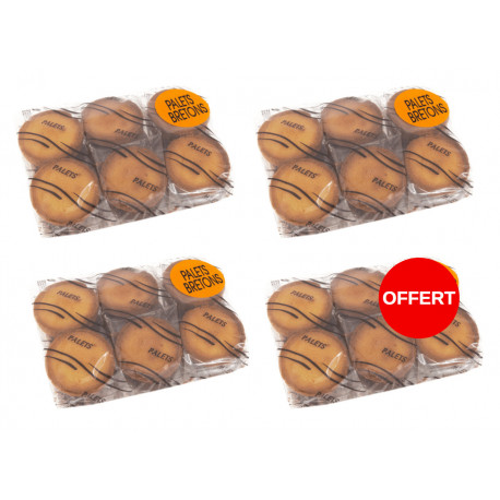 3 sachets palets 500G achetés, le 4ème OFFERT