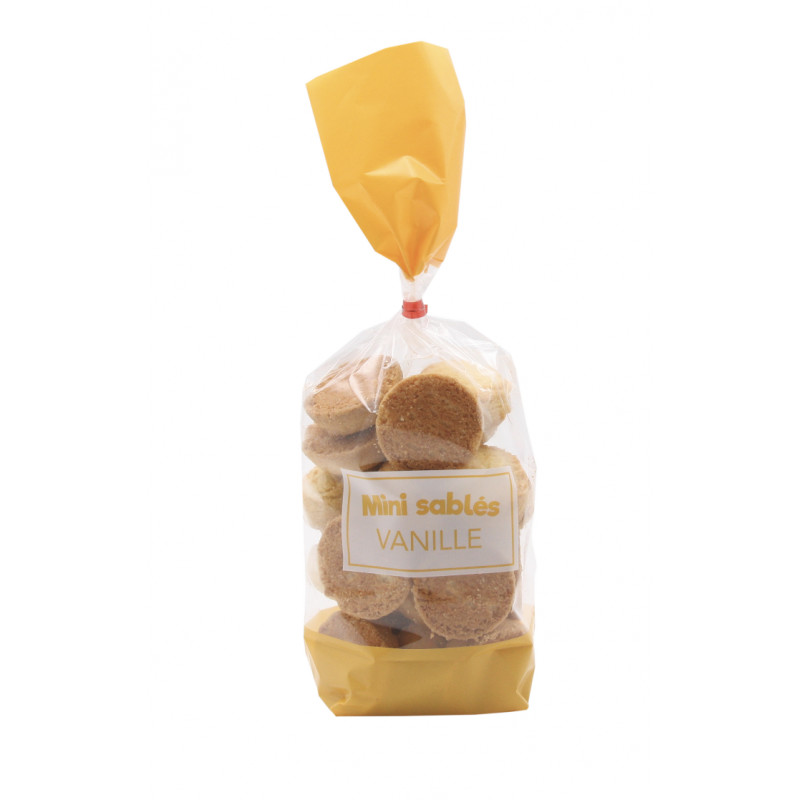 Mini sablés vanille - sachet 200G - Biscuiterie de La Pointe du Raz