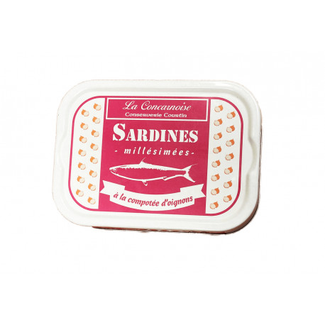 Sardines à la compotée d'oignons