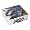 Assortiment Palets et Galettes Nature - Boîte métal décor Pointe du Raz drapeau 460g